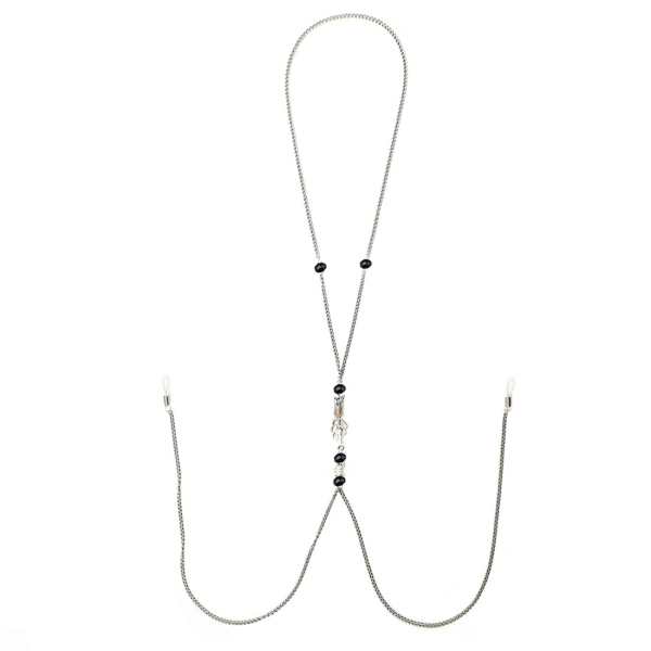 Прикраса для сосків Art of Sex - Nipple Clamps Arrow, колір чорний - фото