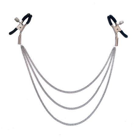 Затискач для сосків Art of Sex - Nipple Jewerlry Three Chains 