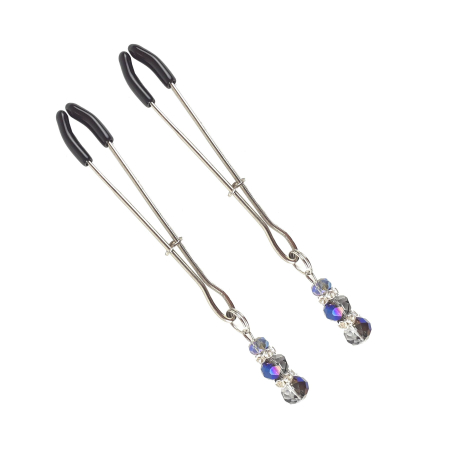 Затискач для сосків Art of Sex - Nipple Clamps Lovely Blue 