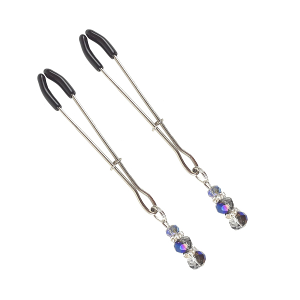 Затискач для сосків Art of Sex - Nipple Clamps Lovely Blue 