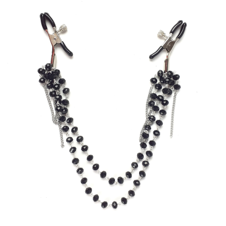 Затискач для сосків Art of Sex - Nipple clamps Sexy Jewelry Black 