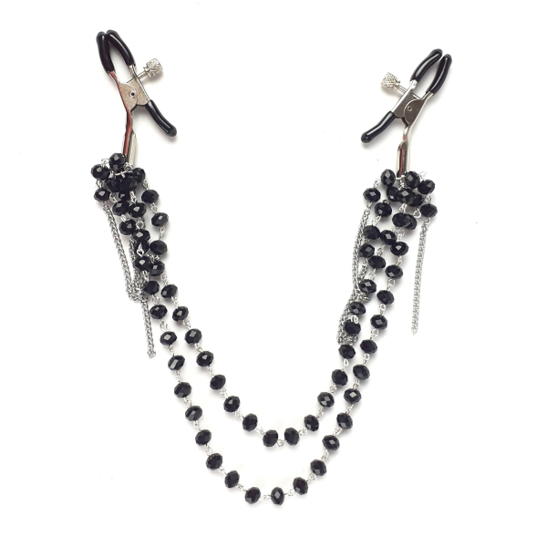 Затискач для сосків Art of Sex - Nipple clamps Sexy Jewelry Black 