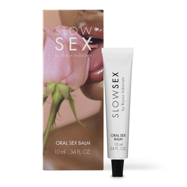 Стимулювальний бальзам для мінету Bijoux Indiscrets Slow Sex Oral sex balm - фото