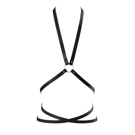 Портупея з екошкіри Bijoux Indiscrets Maze – Multi-Way Body Harness Black - фото
