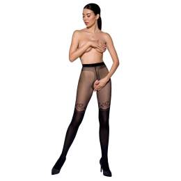 Колготки з відкритим доступом, подвійна щільність Passion TIOPEN 012 5 (20/40 den), black - №3