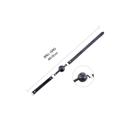 Повітропроникний кляп Alive Discretion Black - фото №2