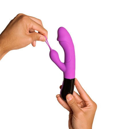 Вібратор-кролик Adrien Lastic Ares 2.0 з петелькою для пальця, що перезаряджається - фото №6