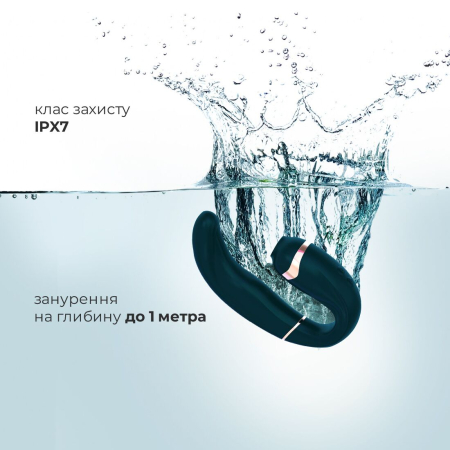 Пульсатор із вакуумною стимуляцією клітора Adrien Lastic My G (Teal) - фото №4