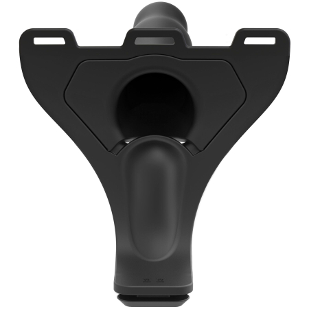 Страпон унісекс Doc Johnson Body Extensions – Be Aroused, вібрація, пульт керування, порожня насадка - фото №4