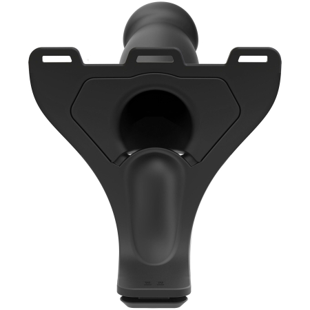 Страпон унісекс Doc Johnson Body Extensions – Be Risque, вібрація, пульт керування, порожня насадка - фото №4