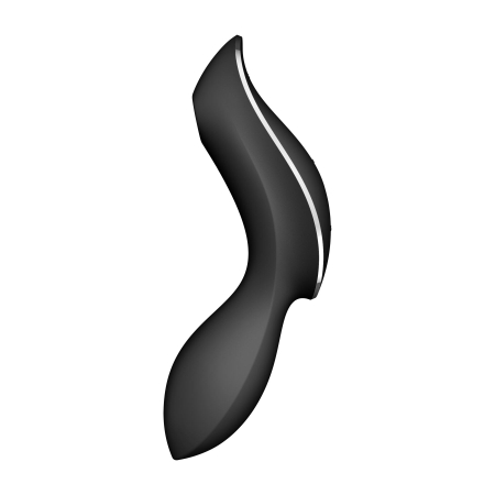 Вакуумний стимулятор з вібрацією Satisfyer Curvy Trinity 2 Black - фото №5