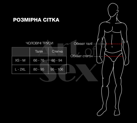 Чоловічі труси XS-2XL із силіконовою анальною пробкою Art of Sex - Joni plug panties size M Black №4