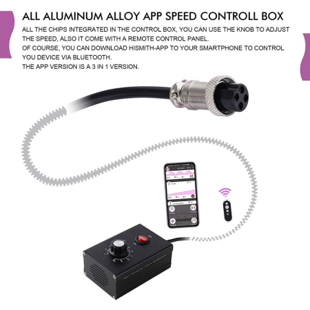 Смарт секс-машина Hismith AK-01-Black Sex Machine APP з фалоімітатором - фото №6