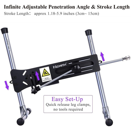 Смарт секс-машина Hismith AK-01-Black Sex Machine APP з фалоімітатором - фото №3