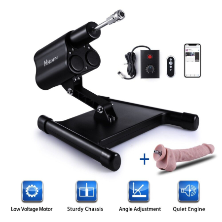 Смарт секс-машина Hismith AK-03 Sex Machine APP з фалоімітатором, стійка, не потребує складання - фото