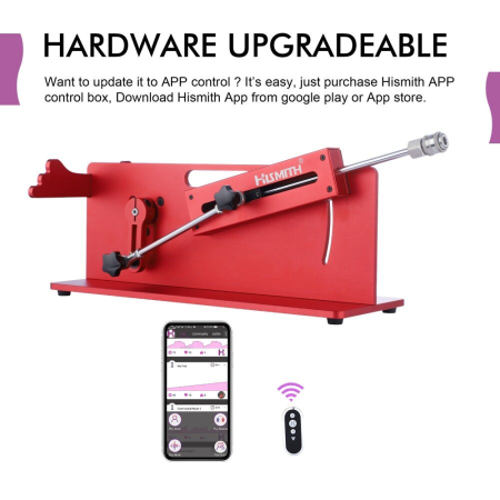 Смарт секс-машина Hismith Table Top 2.0 Pro APP Red, настільна версія - фото №7