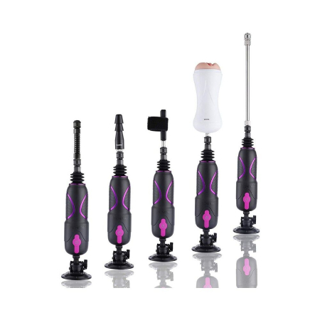 Набір адаптерів для секс-машин Hismith Luxury Kit - KlicLok System Set №2