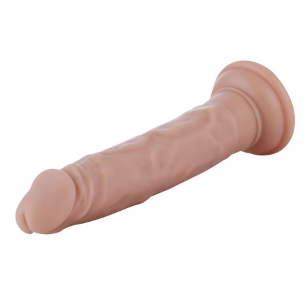 Реалістичний фалоімітатор для секс-машин Hismith 7.5? Flexible Silicone Dildo, система KlicLok - фото