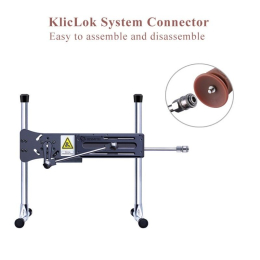 Силіконовий фалоімітатор для секс-машин Hismith 11? Silicone Dildo, система KlicLok - - фото №3