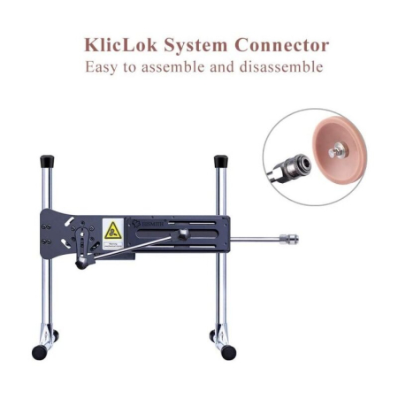 Фалоімітатор 10.2? з вібрацією для секс-машин Hismith Silicone Dildo with Vibe, KlicLok, пульт ДК - фото №6