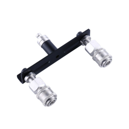 Подвійний конектор для секс-машин Hismith Quick Connector Adapter with Double Head, система KlicLok - - фото №6