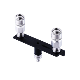 Подвійний конектор для секс-машин Hismith Quick Connector Adapter with Double Head, система KlicLok - - фото №7