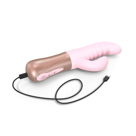 Подвійний пульсатор-кролик Love To Love SASSY BUNNY - BABY PINK №4