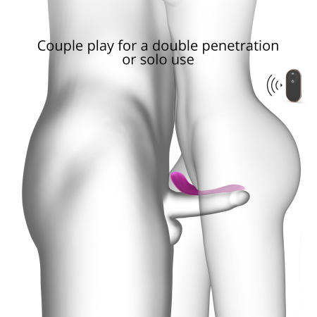 Вібратор для пар із пультом ДК Love To Love MATCH UP - SWEET ORCHID - фото №3