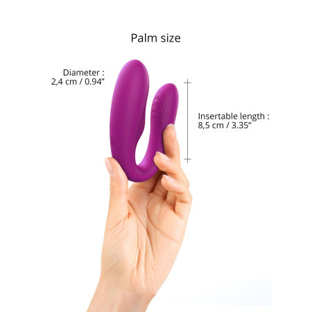 Вібратор для пар із пультом ДК Love To Love MATCH UP - SWEET ORCHID - фото №6