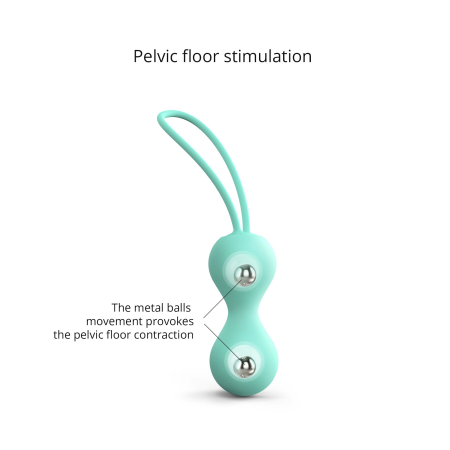 Вагінальні кульки Love To Love JOIA - ENJOY MINT - фото №3