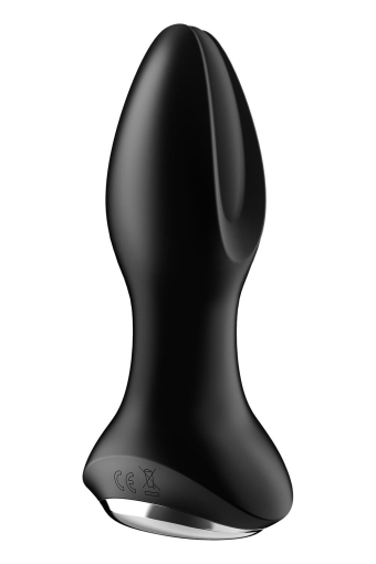 Анальна смарт-вібропробка із перлинним масажем Satisfyer Rotator Plug 2+ Black - фото №5