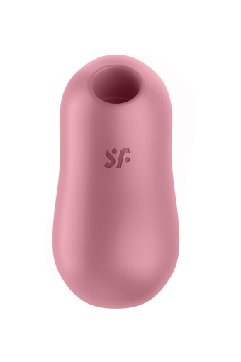 Вакуумний стимулятор із вібрацією Satisfyer Cotton Candy Light Red - фото №3
