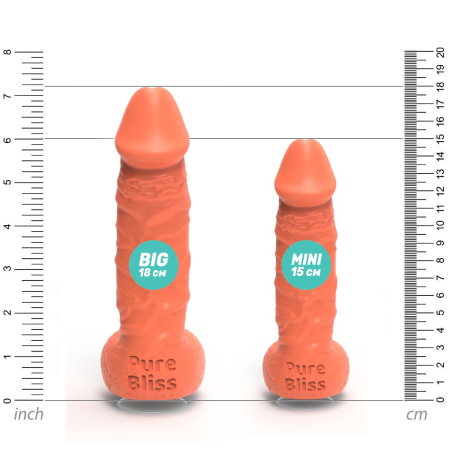 Крафтове мило-член із присоскою Pure Bliss MINI Coral, натуральне - фото №5