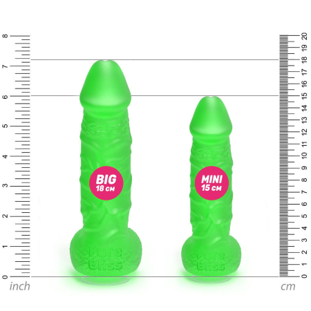 Крафтове мило-член із присоскою Pure Bliss MINI Green, натуральне №5