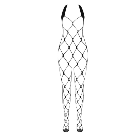 Бодістокінг у дуже велику сітку Passion BS091 black, з доступом - фото №3