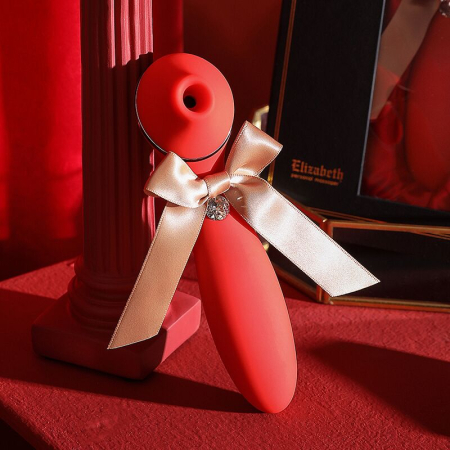 Вакуумний вібратор KISTOY Elizabeth, преміальне паковання - фото №3