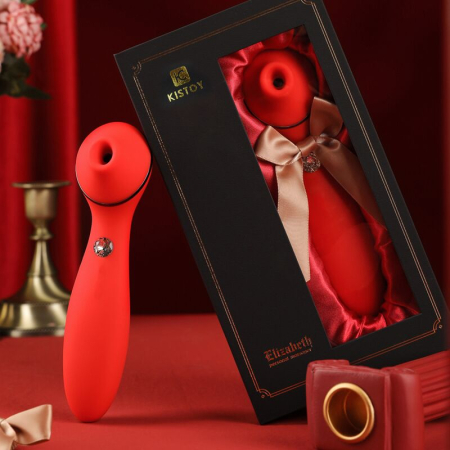 Вакуумний вібратор KISTOY Elizabeth, преміальне паковання - фото №5