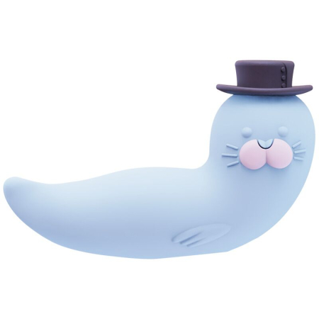 Вакуумний вібратор CuteVibe Franky Blue - фото