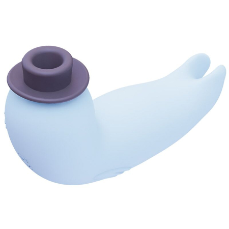 Вакуумний вібратор CuteVibe Franky Blue - фото №3