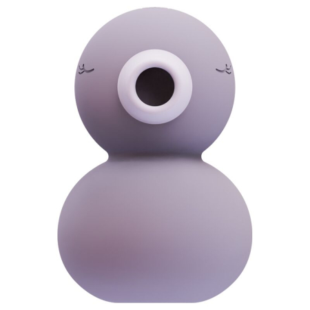 Вакуумний вібратор-качечка CuteVibe Ducky Grey №2