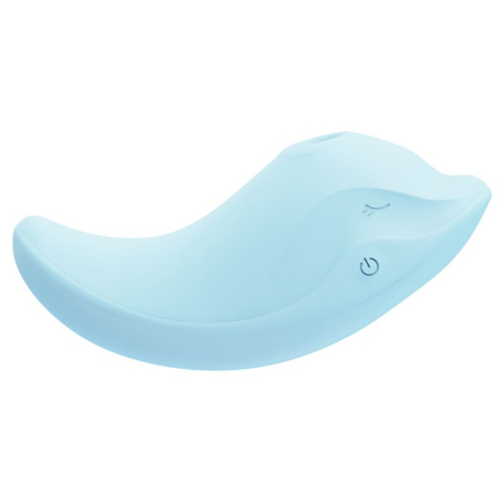 Вібратор та вакуумний стимулятор CuteVibe Heidi Blue - фото №3