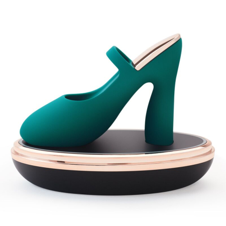 Вишуканий вібратор на палець Knight Jenay ICE & FIRE, лубрикант у комплекті - фото №2