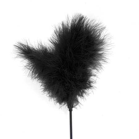 Лоскітка з пером індика Art of Sex – Feather Paddle, чорна - фото №2