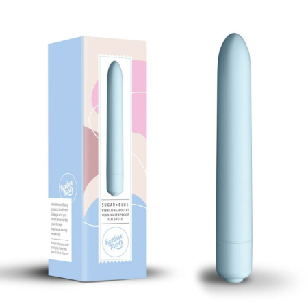 Мінівібратор SugarBoo Sugar Blue, 10 рівнів інтенсивності - фото №4