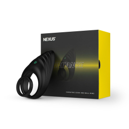 Ерекційне віброкільце Nexus Enhance Vibrating Cock and Ball Ring, подвійне - - фото №5
