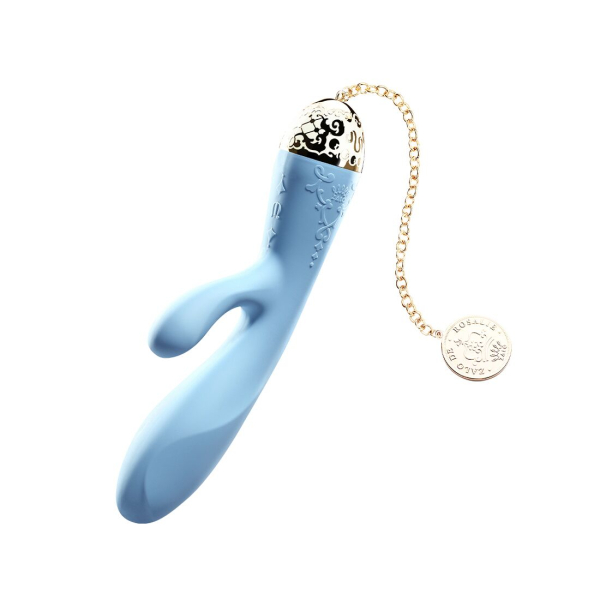 Смартвібратор-кролик Zalo — Rosalie Royal Blue - фото