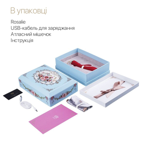 Смартвібратор-кролик Zalo — Rosalie Rouge Pink - фото №9