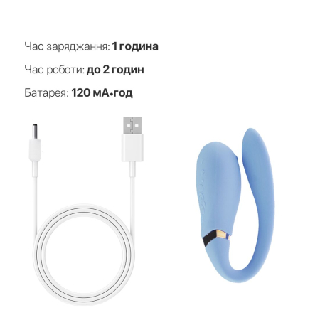 Смартвібратор для пар Zalo — Fanfan Royal Blue - фото №7