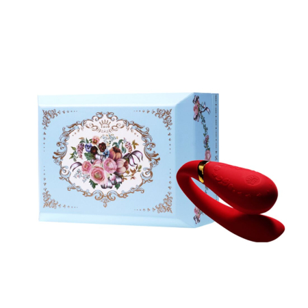 Смартвібратор для пар Zalo — Fanfan Bright Red - фото №10