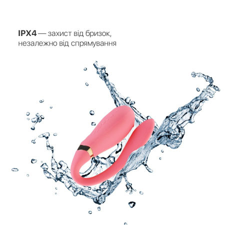 Смартвібратор для пар Zalo Fanfan set Rouge Pink, пульт ДК - фото №6